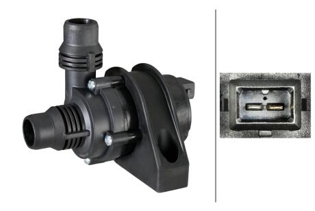 BMW Додатковий водяний насос X5 (E70) xDrive 30 d 08-, X6 (E71, E72) xDrive 30 d 08-10 HELLA 8TW 358 304671