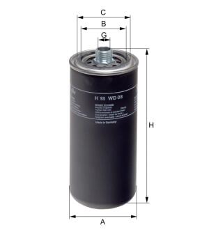 Фільтр масляний HENGST HENGST FILTER H18WD03 (фото 1)