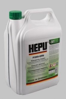 Антифриз зеленый (-80С) 5л. HEPU P999-GRN-005