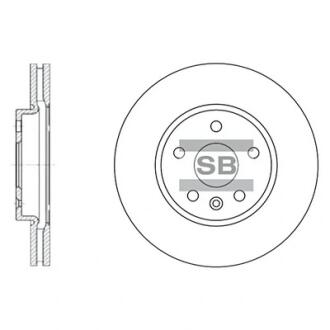 Гальмівний диск передній Hi-Q (SANGSIN) SD3031