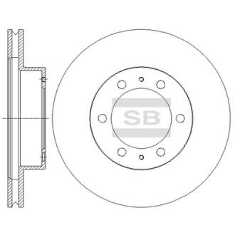 Гальмівний диск передній SANGSIN BRAKE Hi-Q (SANGSIN) SD4030