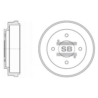 Барабан гальмівний Hi-Q (SANGSIN) SD4212