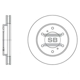 Тормозной диск передний SANGSIN BRAKE Hi-Q (SANGSIN) SD4311