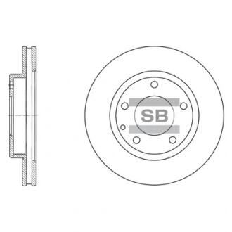 Тормозной диск передний SANGSIN BRAKE Hi-Q (SANGSIN) SD4405