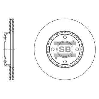 Тормозной диск передний SANGSIN BRAKE Hi-Q (SANGSIN) SD4803