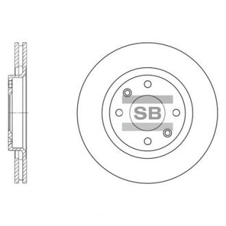 Тормозной диск передний SANGSIN BRAKE Hi-Q (SANGSIN) SD5001