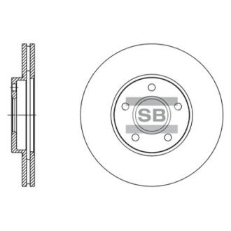 Тормозной диск передний SANGSIN BRAKE Hi-Q (SANGSIN) SD5305