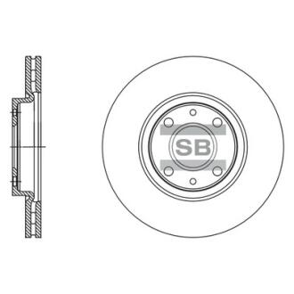Тормозной диск передний SANGSIN BRAKE Hi-Q (SANGSIN) SD5502