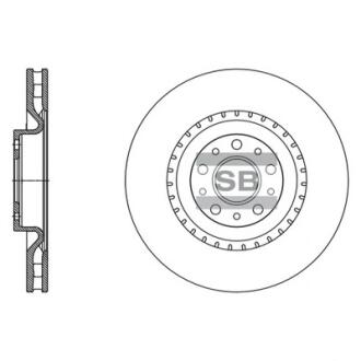 Тормозной диск передний SANGSIN BRAKE Hi-Q (SANGSIN) SD5503