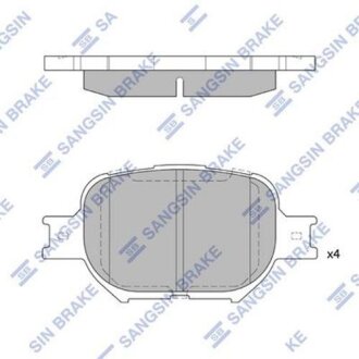 Колодки тормозные дисковые Hi-Q (SANGSIN) SP1272