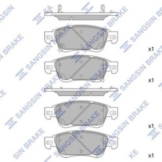 Тормозные колодки дисковые передние SANGSIN BRAKE Hi-Q (SANGSIN) SP1478