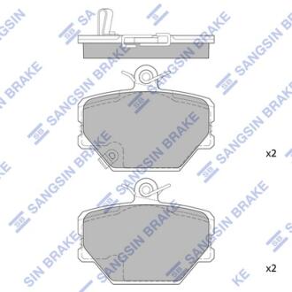 Тормозные колодки Hi-Q (SANGSIN) SP1674