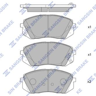 Колодки тормозные дисковые Hi-Q (SANGSIN) SP1682