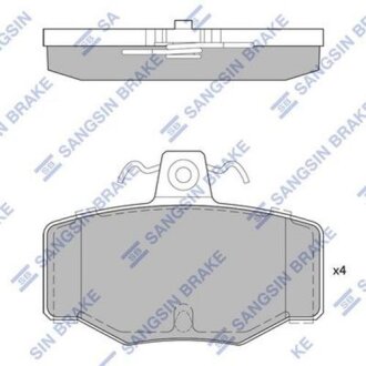 Тормозные колодки дисковые задние SANGSIN BRAKE Hi-Q (SANGSIN) SP1741