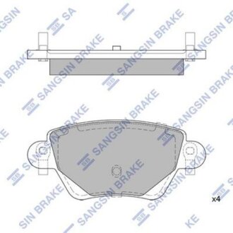 Кт. Гальмівні колодки Hi-Q (SANGSIN) SP2031