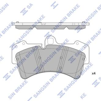 Колодки гальмівні Hi-Q (SANGSIN) SP2197