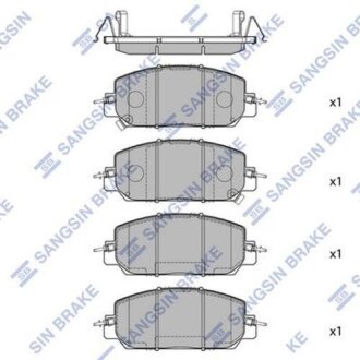 Колодки гальмівні дискові Hi-Q (SANGSIN) SP4176