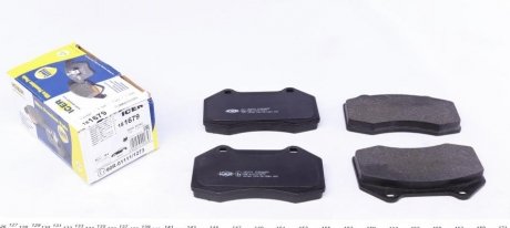 Комплект гальмівних колодок (дискових) ICER 181679 (фото 1)