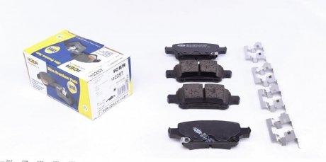 Тормозные колодки дисковые задние Opel Astra K, Ampera 15- ICER 182257 (фото 1)
