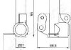 Натяжний ролик JAPANPARTS BE-H26 (фото 3)