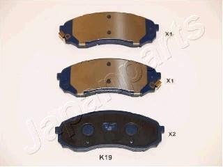 KIA Гальмівні колодки пер.Carnival 06 - JAPANPARTS PA-K19AF