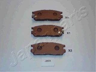 OPEL Гальмівні колодки задн. FRONTERA A,B 2 JAPANPARTS PP-999AF