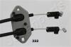 MAZDA Трос ручн.тормоза задн.6 02- JAPANPARTS BC322 (фото 4)