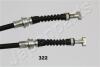 MAZDA Трос ручн.тормоза задн.6 02- JAPANPARTS BC322 (фото 5)