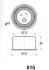 MITSUBISHI Натяжной ролик PAJERO / CARISMA 1,8 16V JAPANPARTS BE515 (фото 2)