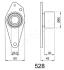RENAULT Натяжной ролик Clio 1,7/1,9D/Laguna 1,8-2,0/R9/11/19/21,Trafic,Volvo JAPANPARTS BE528 (фото 2)