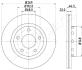 Диск тормозной задн.(вентил.) AUDI A8 96-01 (269*22) JAPANPARTS DP0913 (фото 1)