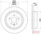 ROVER диск гальм. задній Freelander 2,0-2,2 -14 JAPANPARTS DPL11C (фото 3)