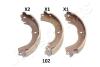 NISSAN Щеки торм. задние Tiida 07- JAPANPARTS GF102AF (фото 1)