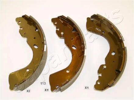 NISSAN Тормозные колодки барабанные Navara 05- JAPANPARTS GF113AF