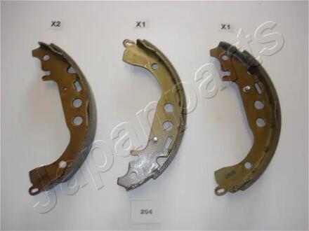 TOYOTA Щеки тормозные Yaris 99- JAPANPARTS GF204AF