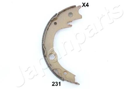 TOYOTA Колодки ручного тормоза Avensis 00- JAPANPARTS GF231AF