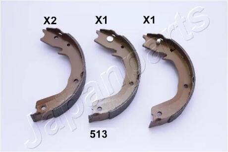 Тормозные колодки барабанные JAPANPARTS GF513AF