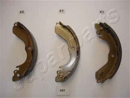 MITSUBISHI Щеки тормозные Colt, Lancer 90- JAPANPARTS GF587AF