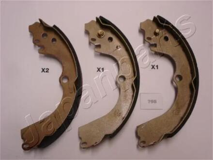Гальмівні колодки барабанні JAPANPARTS GF798AF