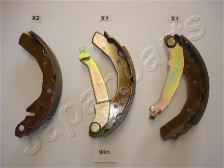 Тормозные колодки барабанные JAPANPARTS GFW01AF