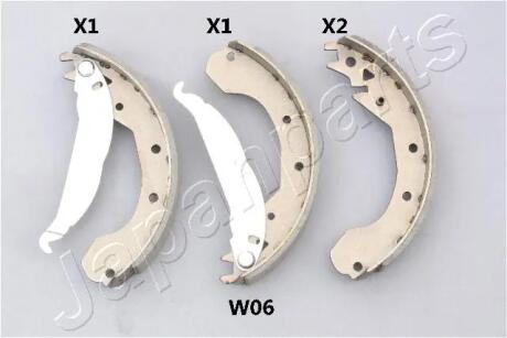Тормозные колодки DAEWOO LEGANZA 97- JAPANPARTS GFW06AF