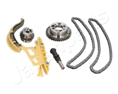FORD К-кт цепи ГРМ (2 цепи+2 шт. направляющая+ 2 шестерни+натяжитель) Fiesta,Focus,Galaxy 1.8TDCI/DI 98- JAPANPARTS KDK0302
