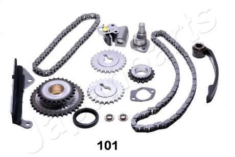 NISSAN К-т цепи (полный) привода ГРМ Almera,Sunny 1.4,1.6 90- JAPANPARTS KDK101