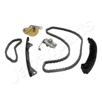 NISSAN К-кт цепи ГРМ (2 цепи+ 3 шт. направляющие+ 1 натяжитель) Juke 1.6 10- JAPANPARTS KDK136