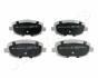 Тормозные колодки передн. LANCIA YPSILON 1.2-1.4 03 JAPANPARTS PA0025AF (фото 1)