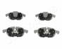 Тормозные колодки перед. OPEL Vectra C, Astra H, Zafira B FIAT Croma 05- SAAB 9-3 JAPANPARTS PA011AF (фото 1)