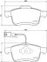 FIAT колодки гальмівні передн. (з датчик.) Doblo 10- JAPANPARTS PA0221AF (фото 2)