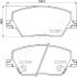 FIAT колодки гальмівні передні TIPO 16- JAPANPARTS PA0230AF (фото 2)