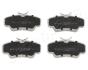 OPEL колодки гальмівні передн. Omega A 3,0 90- Omega B JAPANPARTS PA0409AF (фото 1)