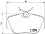 DB колодки гальмівні передні W201 -93 JAPANPARTS PA0413AF (фото 2)